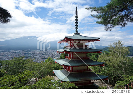 Shinyurayama Asama Park where Mt. Fuji can not be seen even if it is sunny 24610788