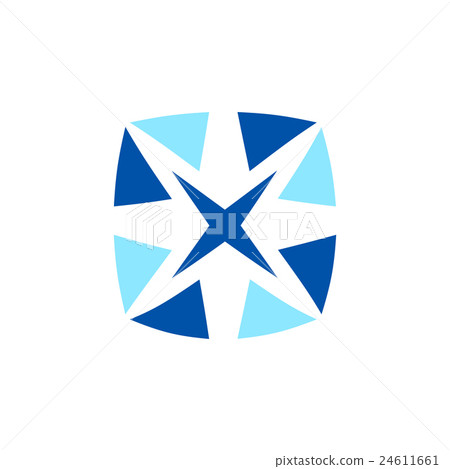 Abstract crystal sign Abstract crystal sign 24611661