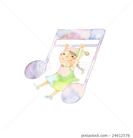 Musical notes and dwarfs, tomboy 24612576