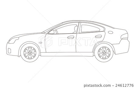 四門轎車拉絲 24612776