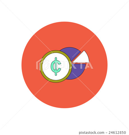 Vector illustration in flat design of Business pie Vector illustration in flat design of Business pie 24612850