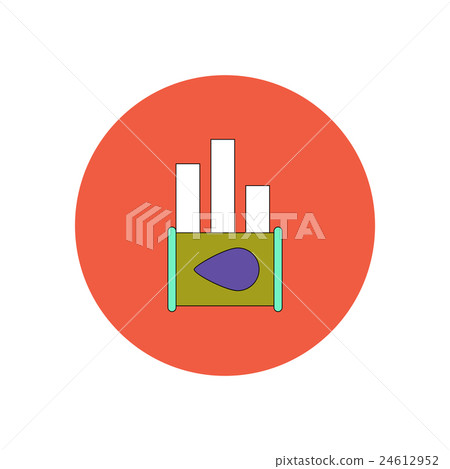 Vector illustration in flat design of oil barrel Vector illustration in flat design of oil barrel 24612952