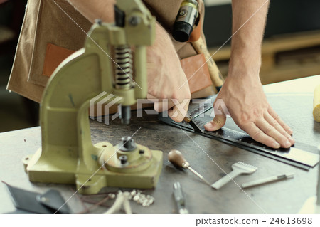 Leather workshop owner Leather workshop owner 24613698