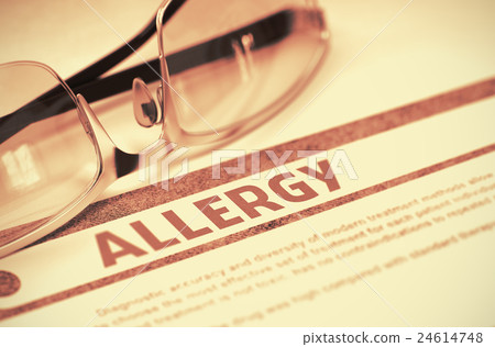 Diagnosis - Allergy. Medicine Concept. 3D 24614748