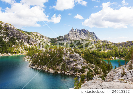 Alpine lake Alpine lake 24615532