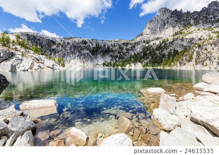 Alpine lake 24615535