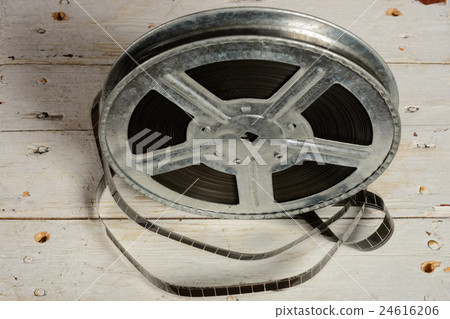 reel of film in retro reel of film in retro 24616206