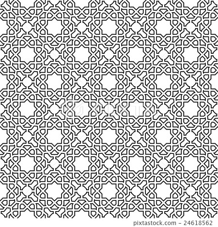 Seamless Geometric Vector Background - Stock Illustration [24618562 ...