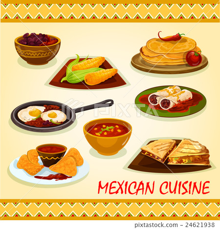 Mexican cuisine spicy dishes icon Mexican cuisine spicy dishes icon 24621938