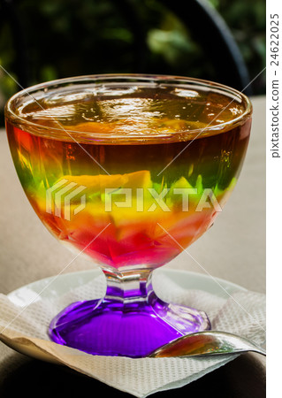 Chilled jelly colorful assortment of summer Chilled jelly colorful assortment of summer 24622025