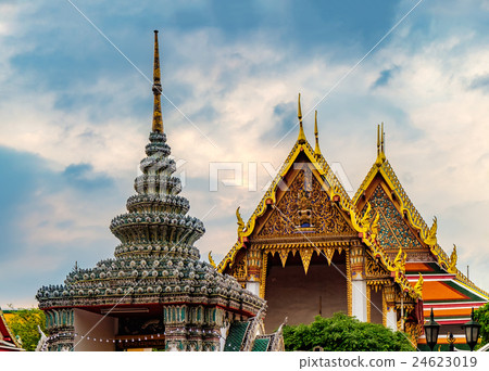 Temple of the Emerald Buddha, Bangkok, Thailand Temple of the Emerald Buddha, Bangkok, Thailand 24623019