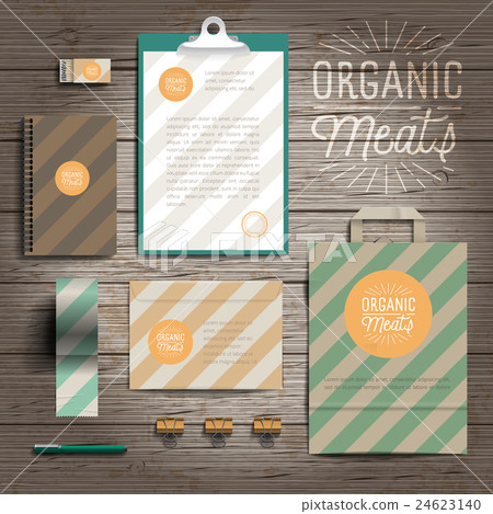Corporate identity print template Corporate identity print template 24623140