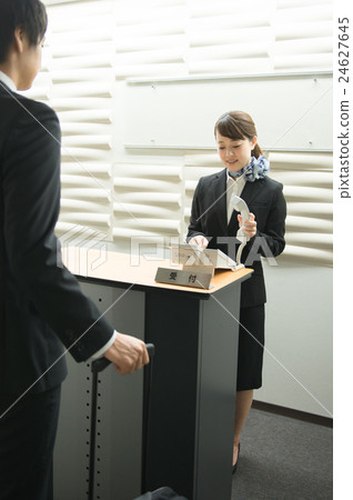 前台,接待員形象 前台,接待員形象 24627645