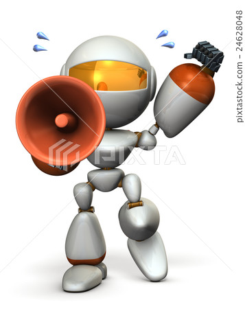 A cute robot to send cheers A cute robot to send cheers 24628048