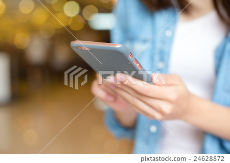 Woman use of smart phone 24628872