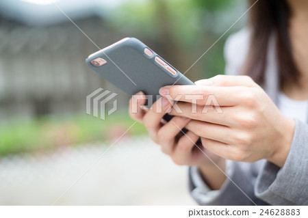 Business woman use of mobile phone Business woman use of mobile phone 24628883