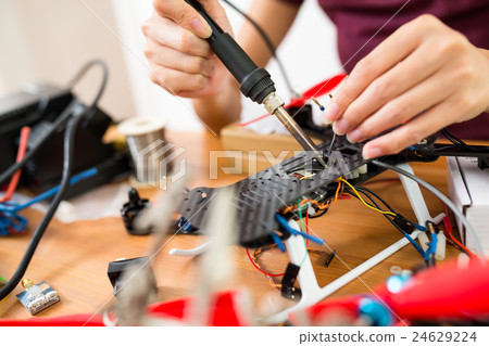 Flying drone installation 24629224