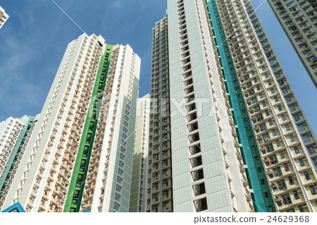 Apartment building from low angle 24629368