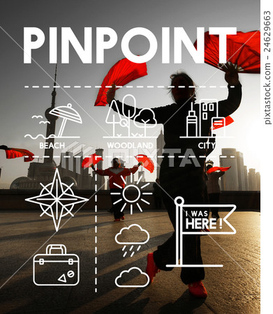 Location Mapping Journey Navigation Concept 24629663