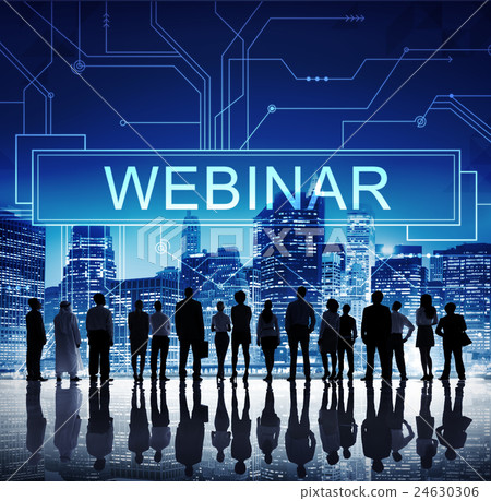 Webinar Cloud Online Technology Webcast Concept Webinar Cloud Online Technology Webcast Concept 24630306
