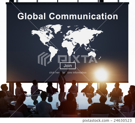 Global Communication Information Message Concept Global Communication Information Message Concept 24630523