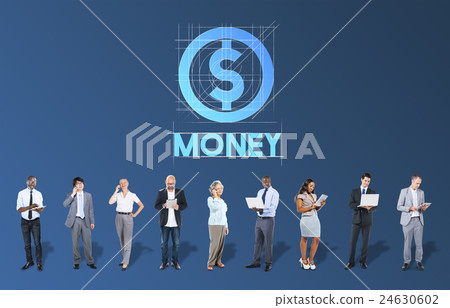 Money Finance Business People Technology Graphic Concept Money Finance Business People Technology Graphic Concept 24630602