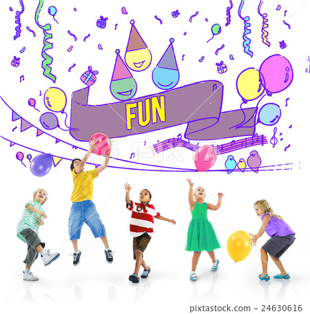 Happiness Enjoy Fun Jolly Festive Concept 24630616