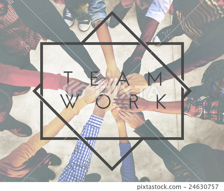 Teamwork Team Building Cooperation Relationship Concept 24630757