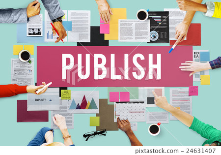 Publish Article Content Media Post Produce Write Concept 24631407