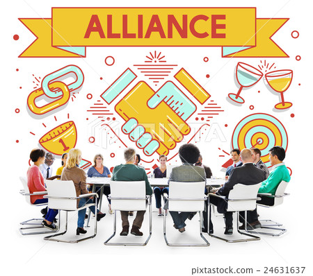 Alliance Team Together Collaboration Partnership Concept Alliance Team Together Collaboration Partnership Concept 24631637