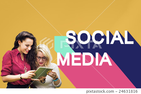 Social Media Network Community Connection Chat Concept 24631816