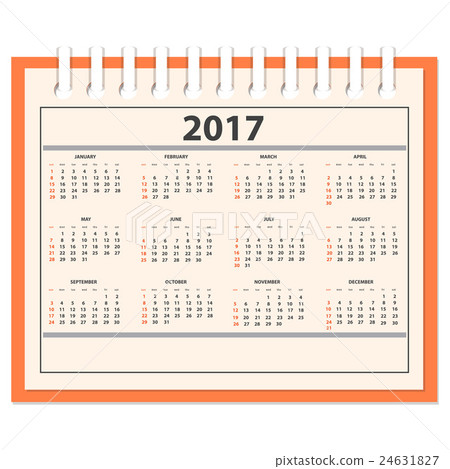 desk full calendar 2017 24631827