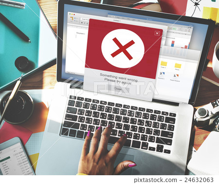 Error Alert Failure Icon Problem Concept Error Alert Failure Icon Problem Concept 24632063