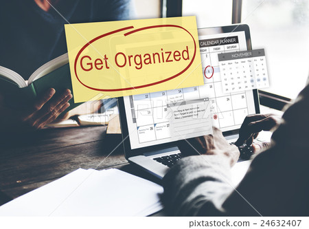 Get Organized Tidy Up Clean Schedule To Do Concept 24632407
