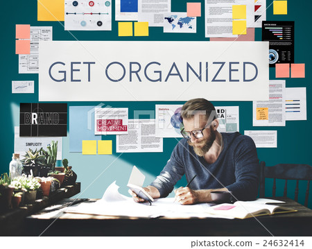 Get Organized Management Planning Concept Get Organized Management Planning Concept 24632414