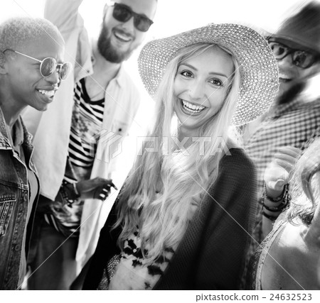 Celebrate Enjoyment Friends Together Unity Social Concept 24632523