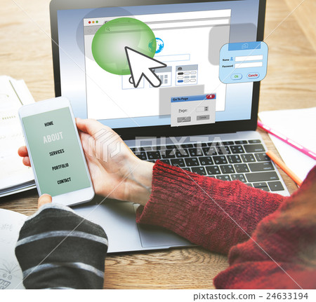 Web Security Internet Protection Safety Concept Web Security Internet Protection Safety Concept 24633194