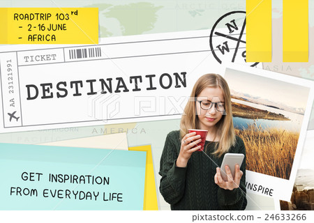 Trip Travel Destinatiion Explore Tour Concept 24633266