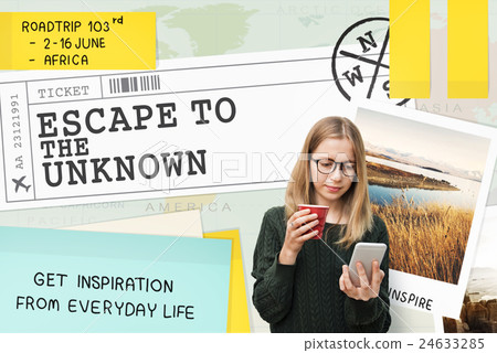 Trip Travel Destinatiion Explore Tour Concept 24633285
