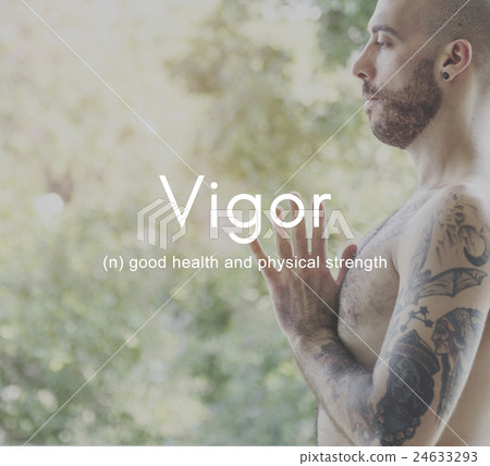 Vigor Energy Strength Powerful Strong Healthy Fitness Concept 24633293