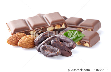 Almonds chocolate Almonds chocolate 24633392