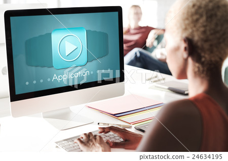 Application Program Icon Apply Career Concept 24634195