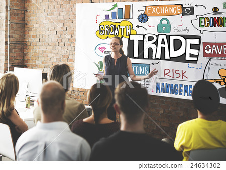 Trade Export Economy Exchange Finance Concept 24634302