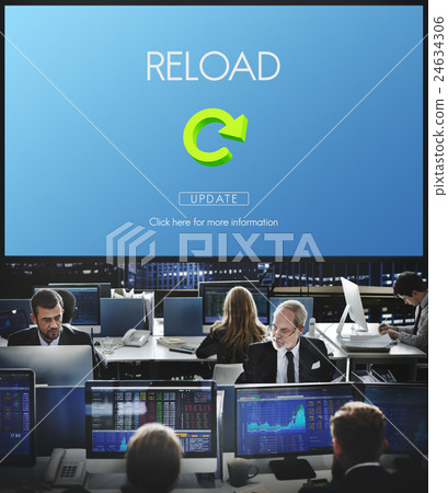 Reload Functionality Destruction Refresh Concept Reload Functionality Destruction Refresh Concept 24634306