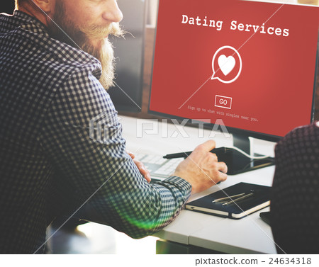 Dating Services Online Dating Application Concept Dating Services Online Dating Application Concept 24634318