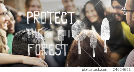 Earth Day Ecology Save Earth Concept 24634691