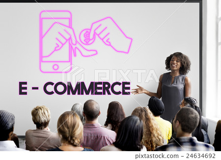 Commerce Business Selling Online Marketing Concept 24634692