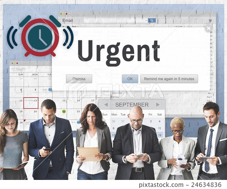 Urgent Necessary Important Immediately Urgency Priority Concept Urgent Necessary Important Immediately Urgency Priority Concept 24634836