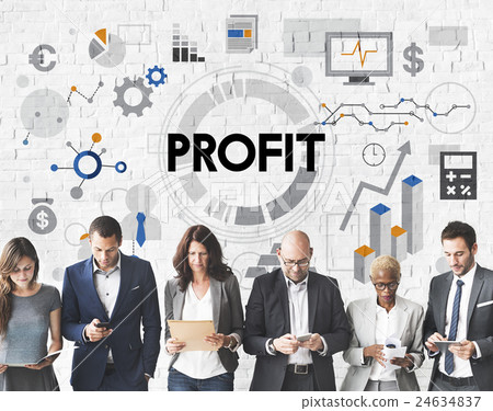 Profit Revenue Money Currency Business Concept 24634837