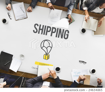 Shipping Carrier Freight Import Export Logistics Concept Shipping Carrier Freight Import Export Logistics Concept 24634865